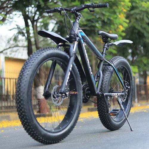 Fat Tyre Cycle SS026 Shimano Gears 21 Speed Dual Disc Brakes For Adults